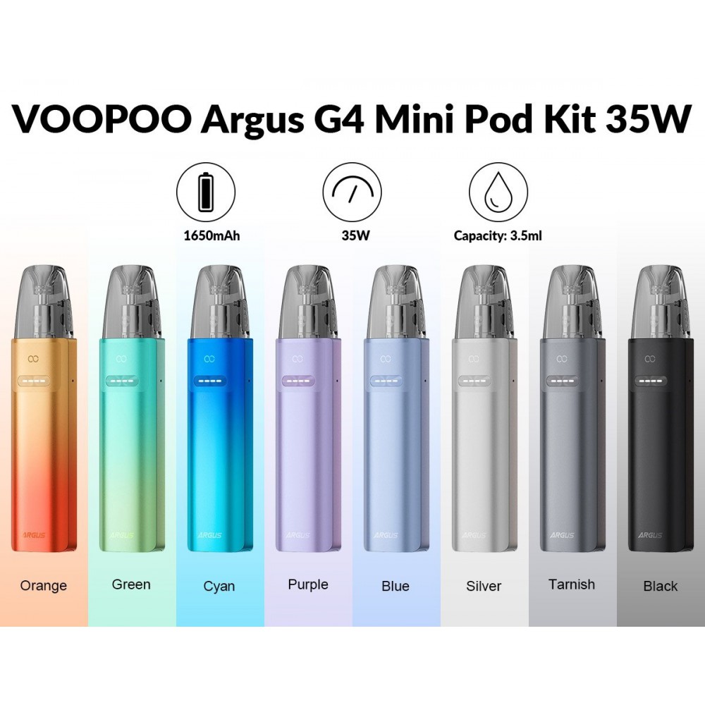 Voopoo Argus G4 MINI 3.5ml 1650mAh Pod Kit Orange