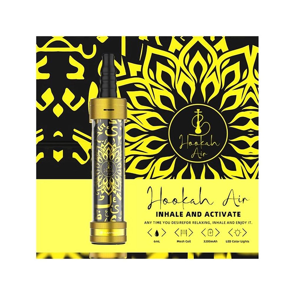 Fumytech Hookah Air Portable 3200mAh 6ml Oriental Gold ΝΑΡΓΙΛΕΔΕΣ
