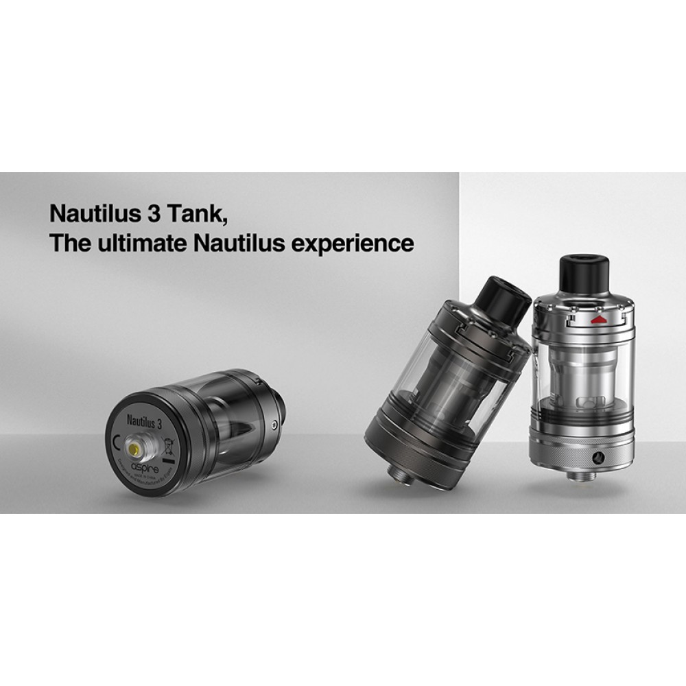 Aspire Nautilus 3 Tank 4ml 24mm Black Ατμοποιητές