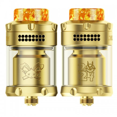 Hellvape Dead Rabbit 3 Rta 25mm 3.5/5.5ml 2024 Edition Gold
