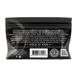 Wicknvape Cotton Bacon V2 ΟΡΓΑΝΙΚΟ ΒΑΜΒΑΚΙ Πρώτες Ύλες