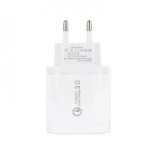 Αντάπτορας Τοίχου USB 4 port 3,1A 5V Fast Charge BK385 White 1