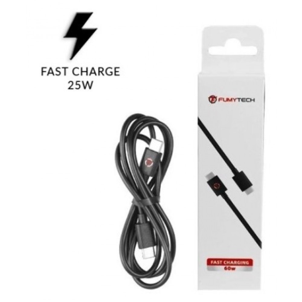 Καλώδιο Φόρτισης Type-C σε Τype-C 1m Fast Charching Fumytech 1τμχ Φορτιστές-USB Καλώδια