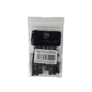 Fumytech Drip Tip 510 filter (25mm) Black 20τμχ Αξεσουάρ
