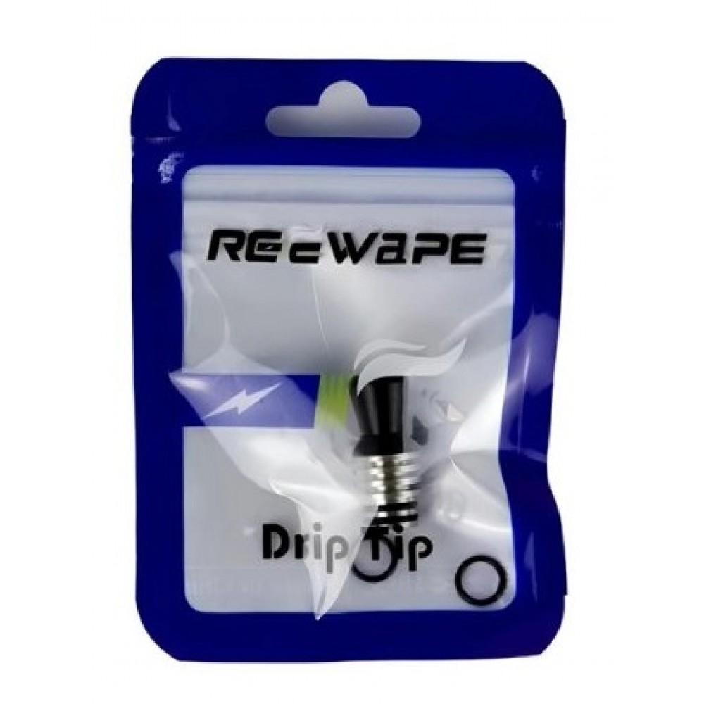 Reewape Drip tip 510 Straight Concave RS338 Black Αξεσουάρ