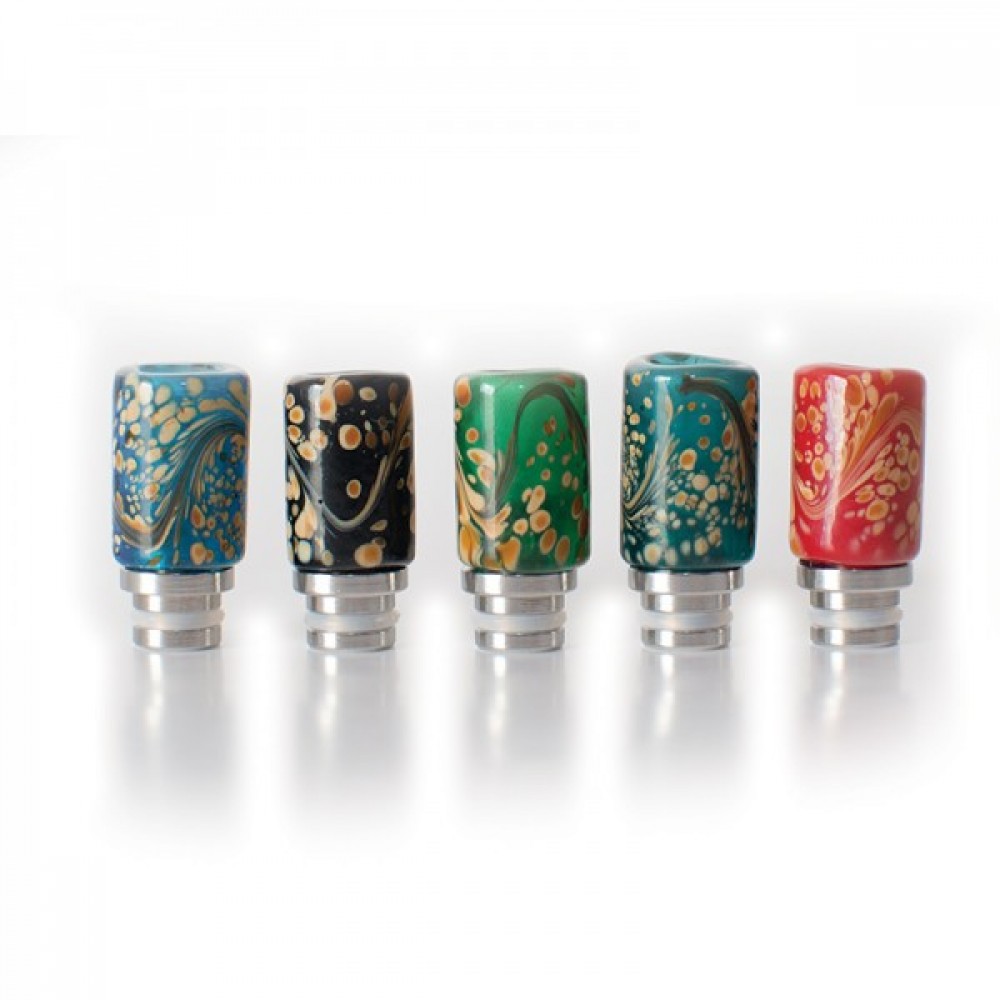 Drip Tip 510 Glass Handmade Blue Αξεσουάρ