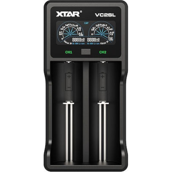 XTAR VC2SL USB Φορτιστής 2 Μπαταριών
