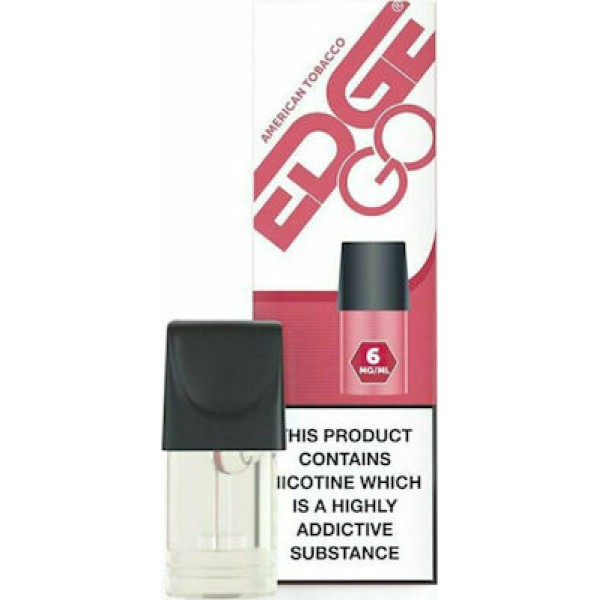 Edge Go Vaping American Blend Tobacco 18mg 1.5ml 2 τμχ