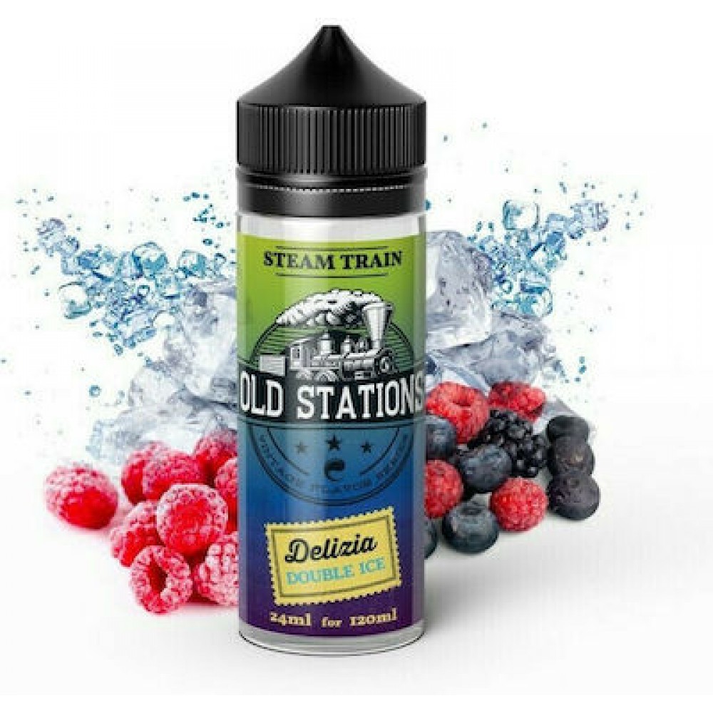 Delizia Double Ice Steamtrain Flavour shot 120ml Flavorshots