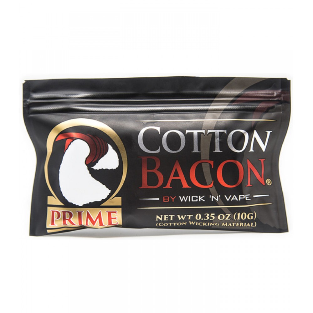 Wicknvape Cotton Bacon Prime Οργανικό Βαμβάκι 10g Πρώτες Ύλες