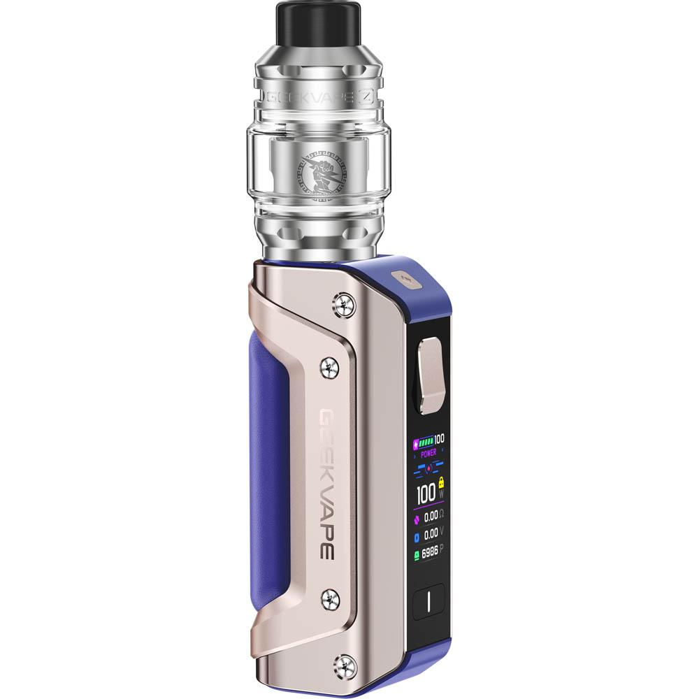 Geekvape Aegis Solo 3 100W Kit 5.5ml Golden Blue Ηλεκτρονικό Τσιγάρο
