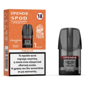 Steam Train Strawberry Ice Προγεμισμένο Pod 2ml 1τμχ Ατμοποιητές