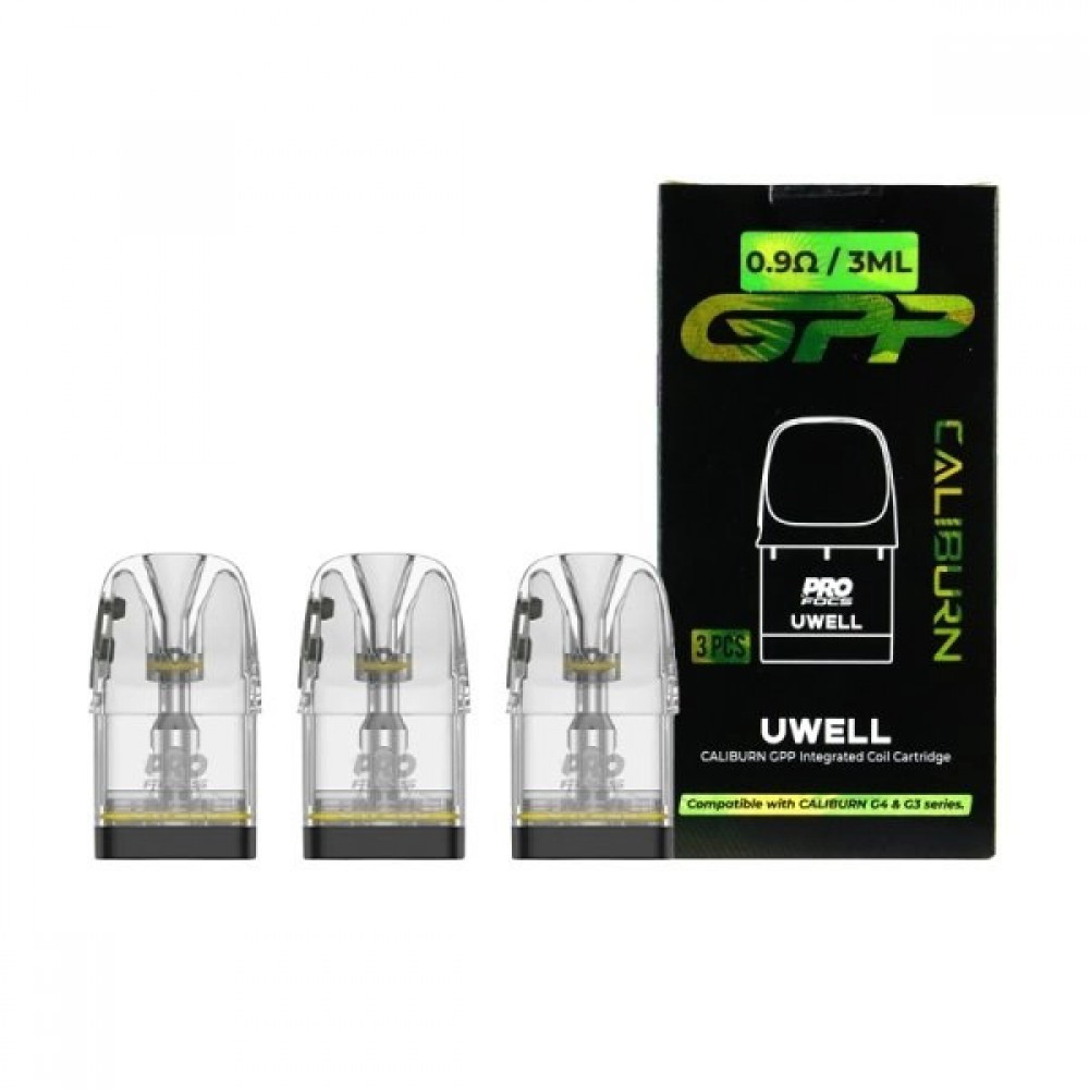 Uwell Caliburn GPP 3ml 0.9Ω Cartridge 1τμχ