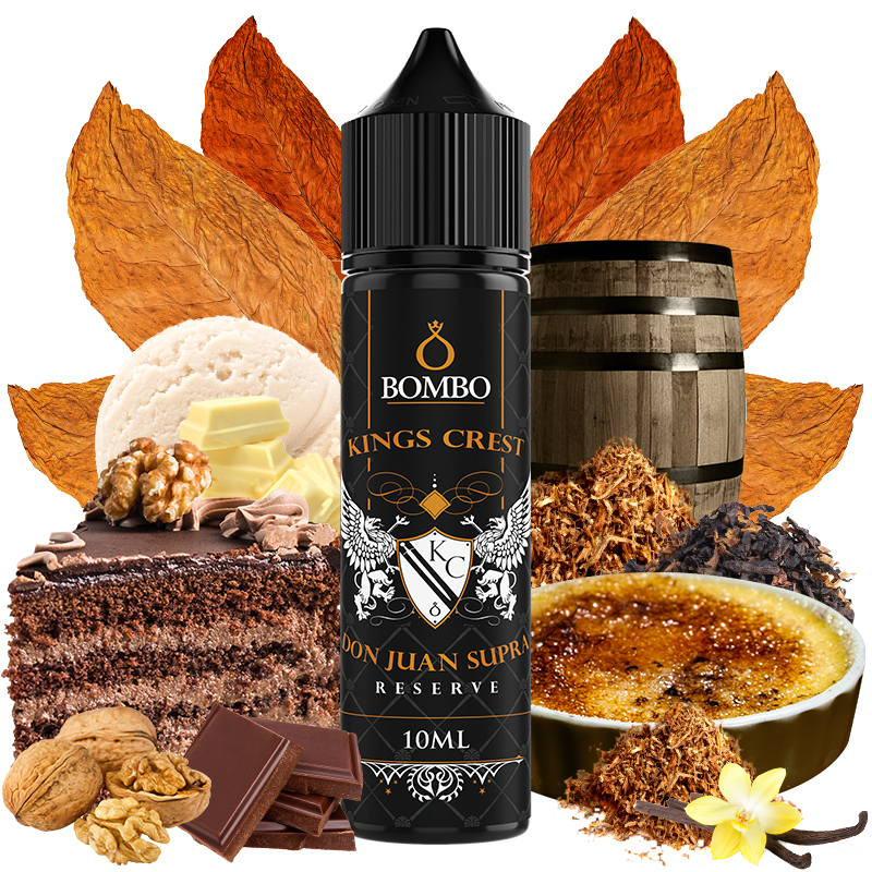 Don Juan Supra Reserve Kings Crest Bombo Flavor Shot 10/60ml