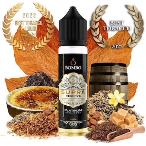 Supra Platinum Tobaccos Reserve Bombo Flavor Shot 20/60ml