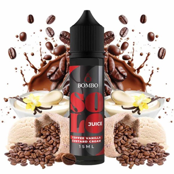 Coffee Vanilla Custard Cream Solo Juice Bombo Flavorshot 15ml/60ml