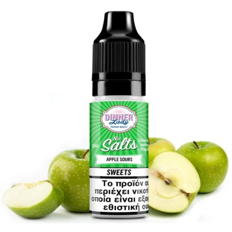 Dinner Lady Salt Apple Sours 20mg 10ml