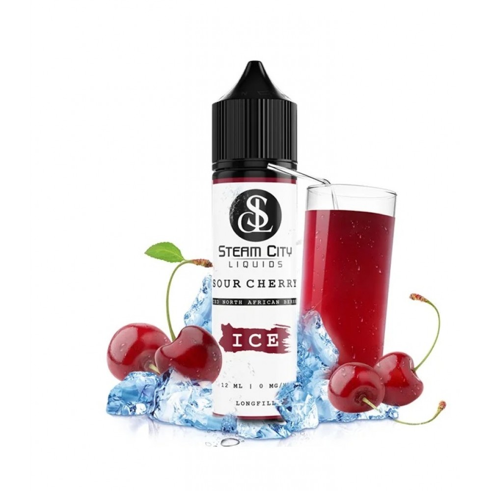 Sour Cherry ICE Steam City Flavor Shot 12ml/60ml Flavorshots