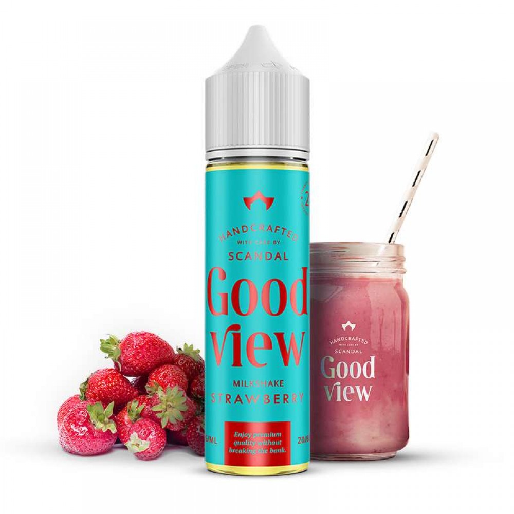 Milkshake Strawberry 20/60ML Good View by Scandal Flavors Flavorshots