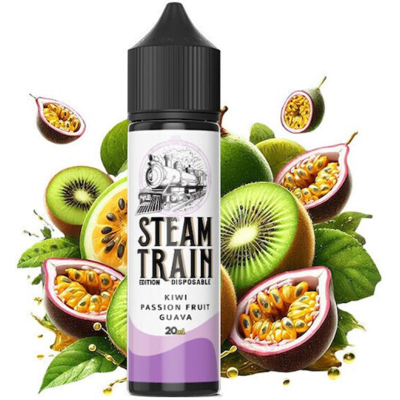 Kiwi Passion Fruit Guava Steam Train Disposable Edition Flavour shot 20/60ml