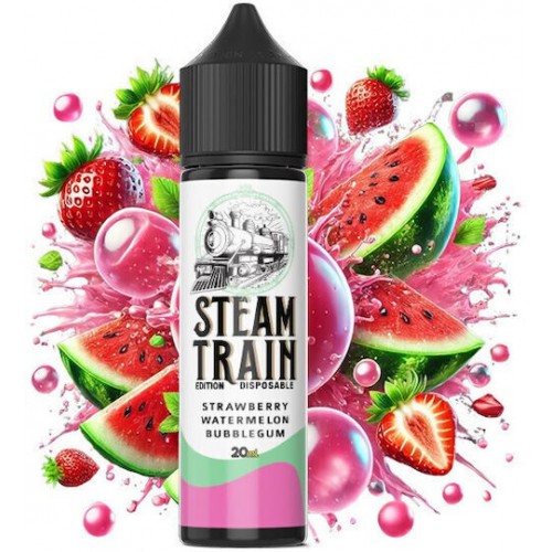 Strawberry Watermelon Bubblegum Steam Train Disposable Edition Flavour shot 20/60ml