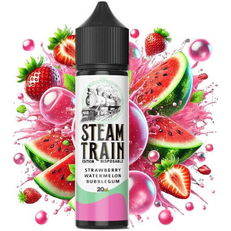 Strawberry Watermelon Bubblegum Steam Train Disposable Edition Flavour shot 20/60ml