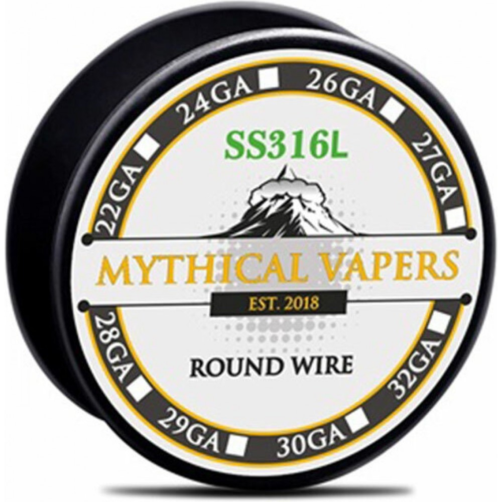 Mythical Vapers SS316L 28GA (0.32mm) 10m 1τμχ. Πρώτες Ύλες