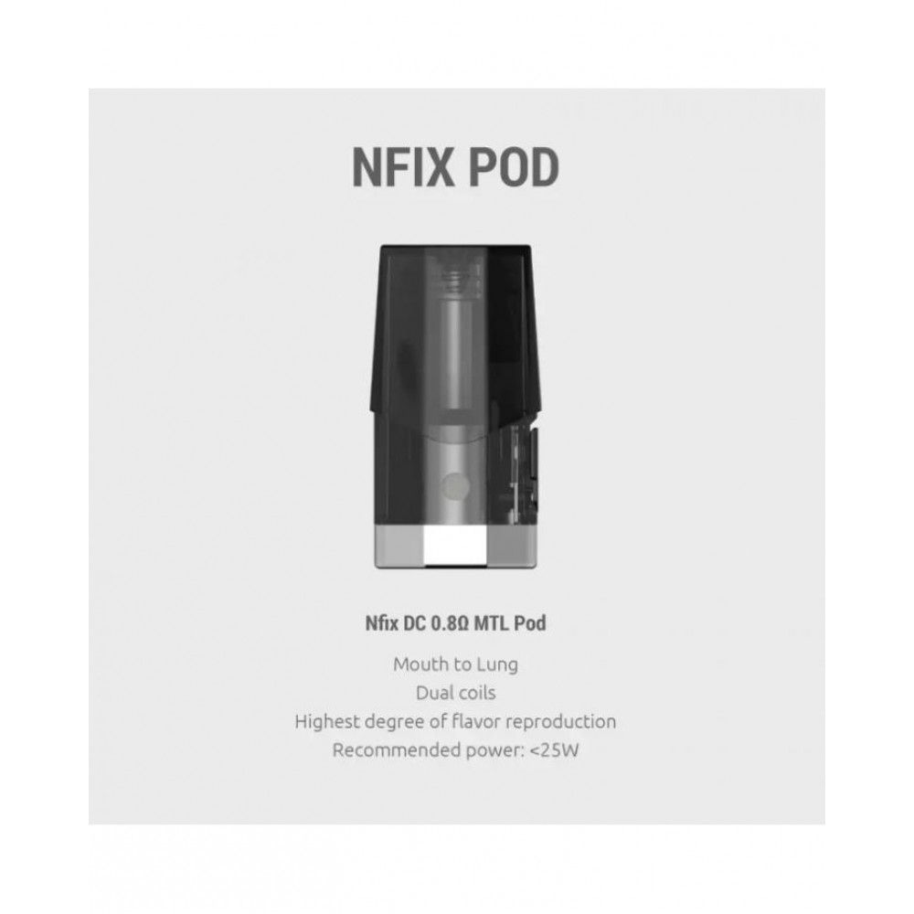 Smok Nfix pod DC 0.8ohm MTL 1τμχ Ατμοποιητές