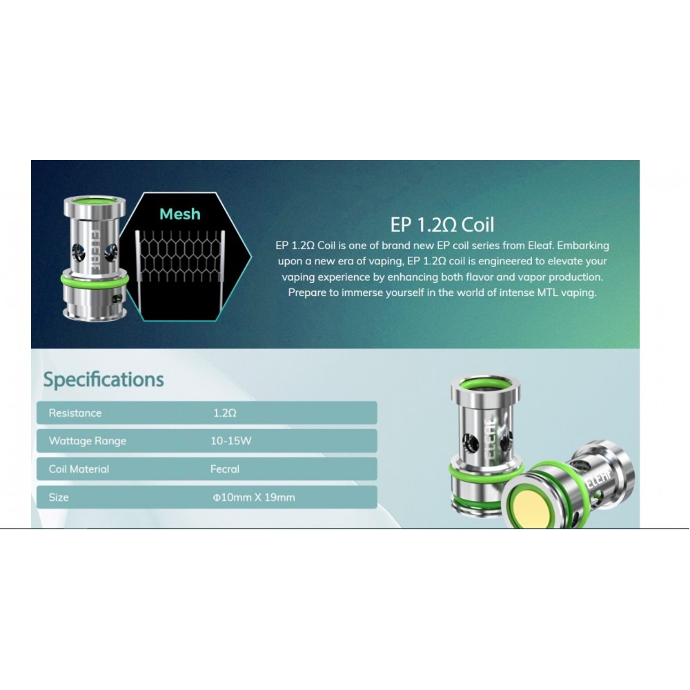 Eleaf EP 1.2ohm Coil 1τμχ Ατμοποιητές