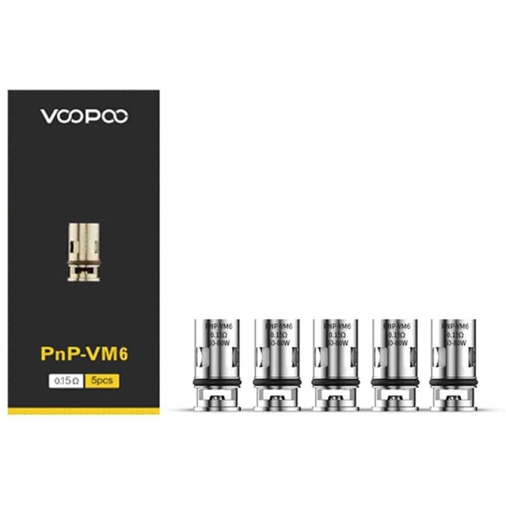 Voopoo PnP VM6 0,15 ohm 1τμχ Ατμοποιητές