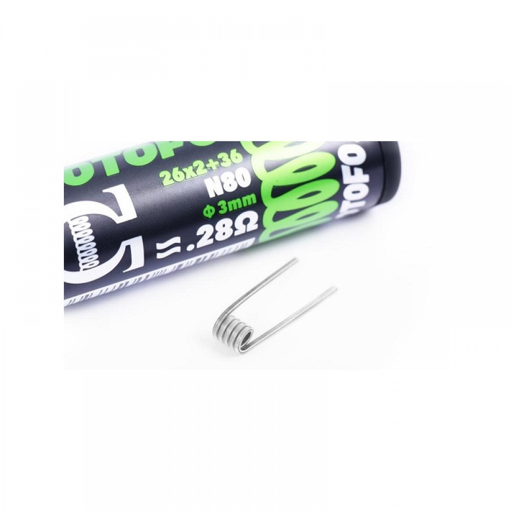 Αντιστάσεις Premade Wotofo Ni80 10Pcs Packet Πρώτες Ύλες