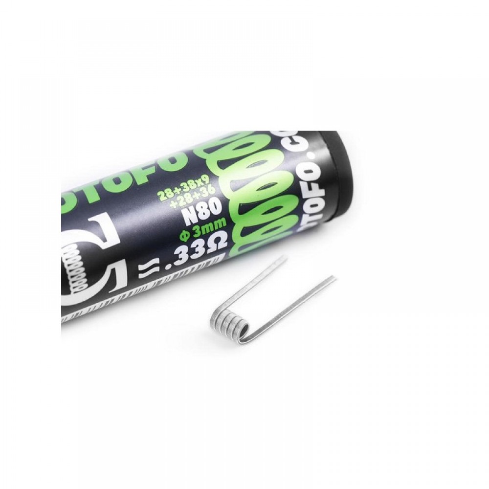 Αντιστάσεις Premade Wotofo Ni80 10Pcs Packet Πρώτες Ύλες