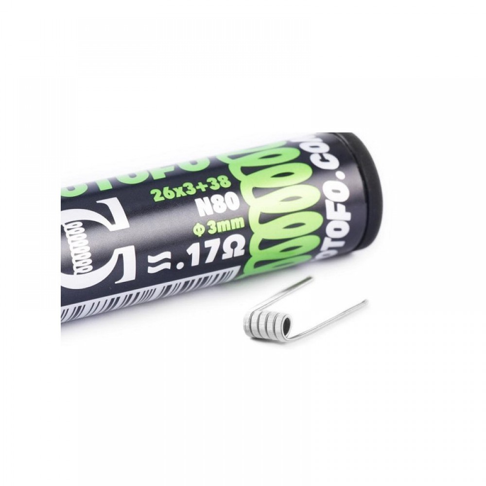 Αντιστάσεις Premade Wotofo Ni80 10Pcs Packet Πρώτες Ύλες