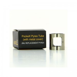 Aspire pockeX Tube Glass Ανταλλακτική Δεξαμενή 2ml Black  Ατμοποιητές