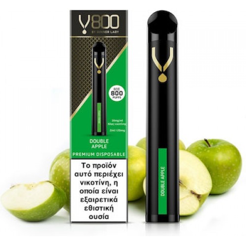 Dinner Lady V800 Disposable Double Apple 20mg 2ml