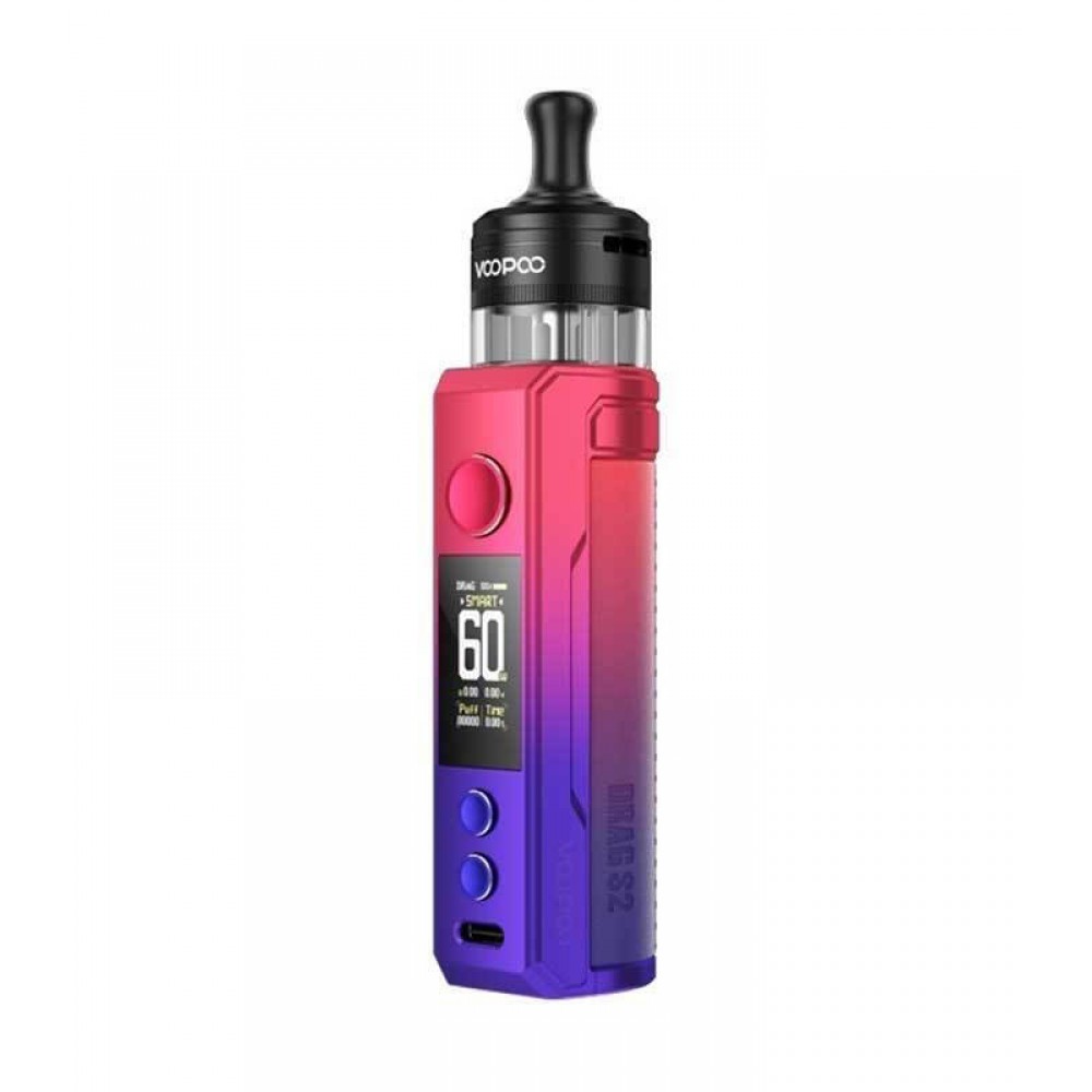 Voopoo Drag S2 Pod 5ml 60W 2500mAh Kit Modern Red Ηλεκτρονικό Τσιγάρο
