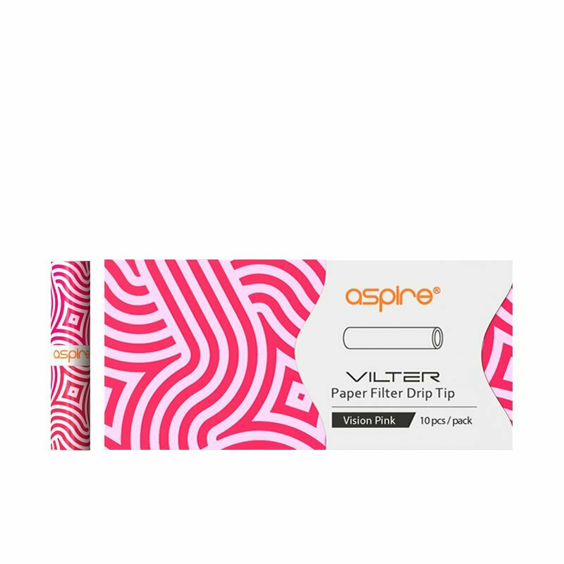 Aspire Vilter Paper Filters Vision Pink 10τμχ