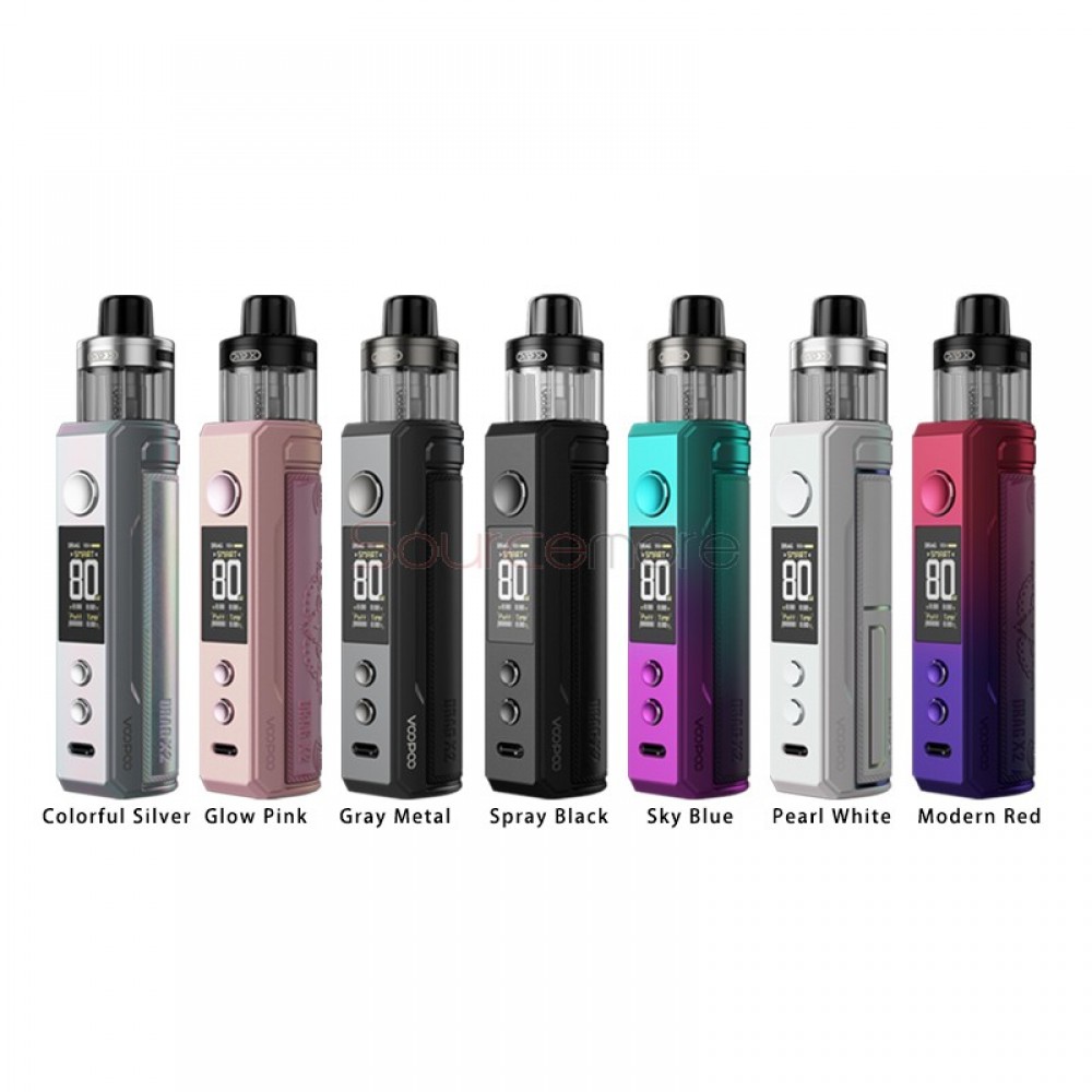Voopoo Drag X2 Pod 5ml 80w Kit Glow Pink Ηλεκτρονικό Τσιγάρο