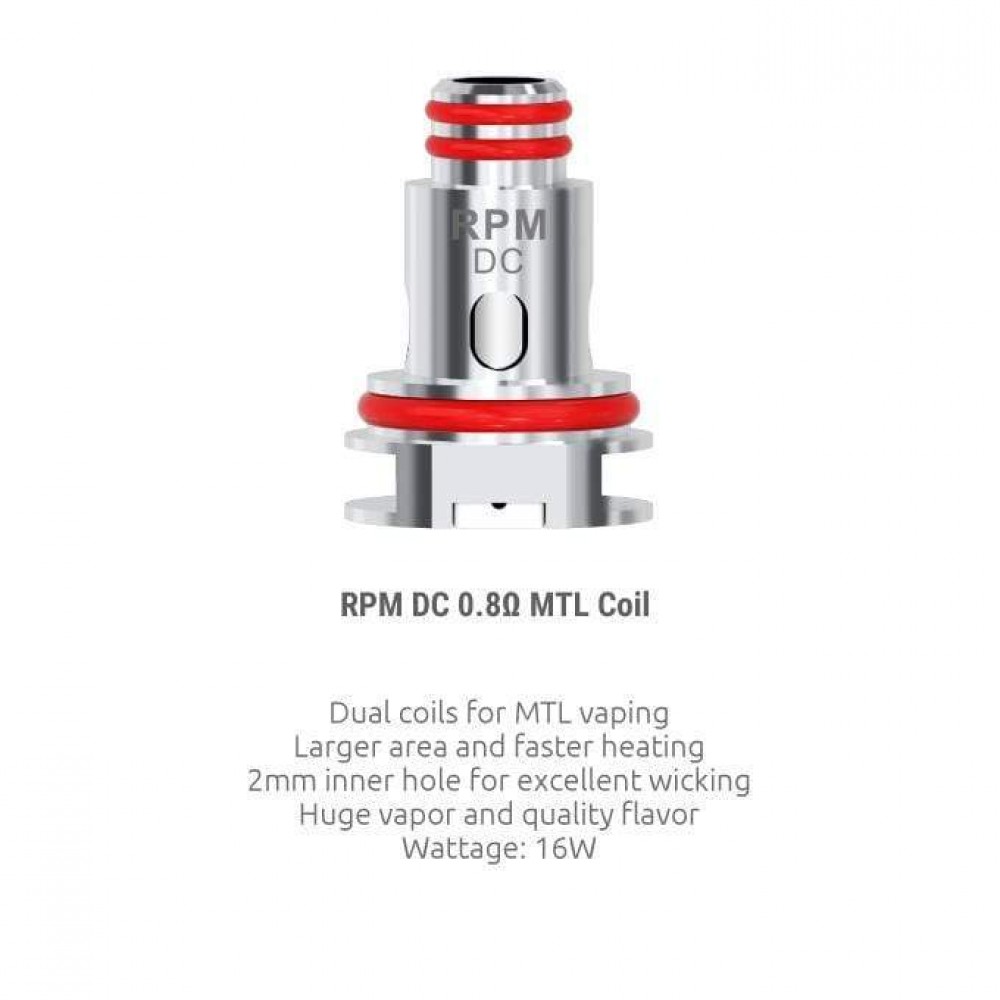 Smok Rpm Mtl Coil DC 0.8 Ohm Ατμοποιητές