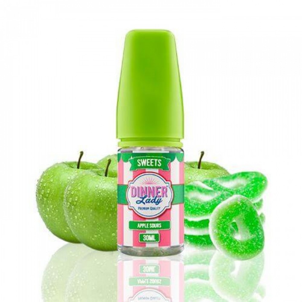 Apple Sours Flavor Dinner Lady 30ml Πρώτες Ύλες
