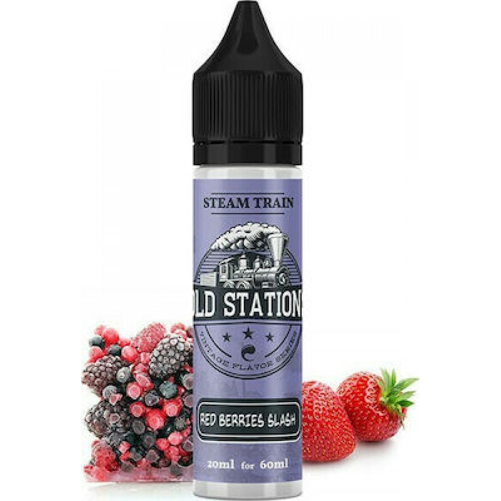 Red Berries Slash Old Stations Steamtrain Flavour shot  60ml Flavorshots