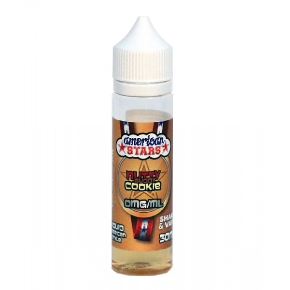 Nutty Buddy Cookie American Stars Flavour Shot 60ml Flavorshots